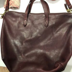 Madewell transport maroon